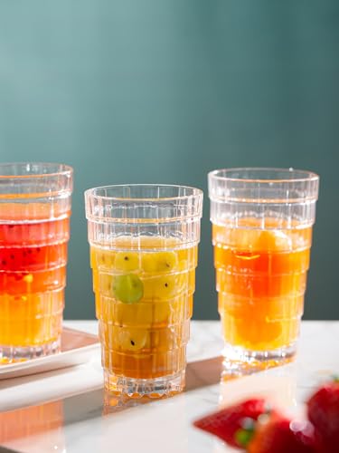 Image of Crystal Helix Italian Crystal Highball Glass Set of 4