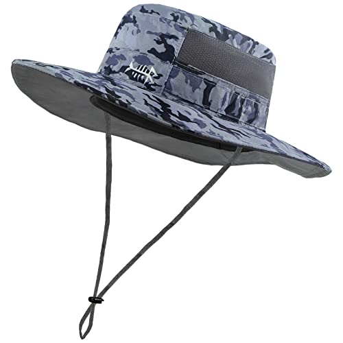 Image of BASSDASH UPF 50+ Sun Fishing Hat Water Resistant with Detachable Neck Flap
