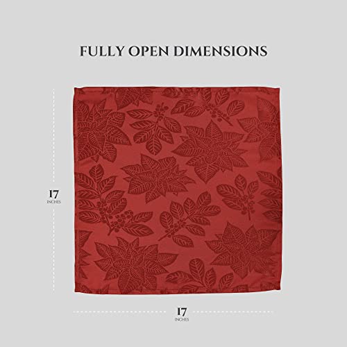 Servilletas Kadut de Tela Jacquard 17x17 Pulgadas Set 4 miniatura 5
