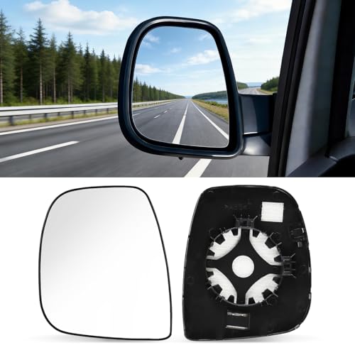 【Installazione Semplice】Nostra vetro specchietto retrovisore Citroen Jumpy/Dispatch è realizzata su misura secondo i dati originali in un rapporto 1:1 e si adatta perfettamente all'alloggiamento dello specchio originale. Rimuovere con attenzione il vetro dallo specchietto retrovisore originale dell'auto utilizzando il piccolo spudger fornito. AIIInea la fibbia della base con il vassoio, premi la superficie dello specchio con il palmo della mano e ascolta il suono. L'installazione è completa.