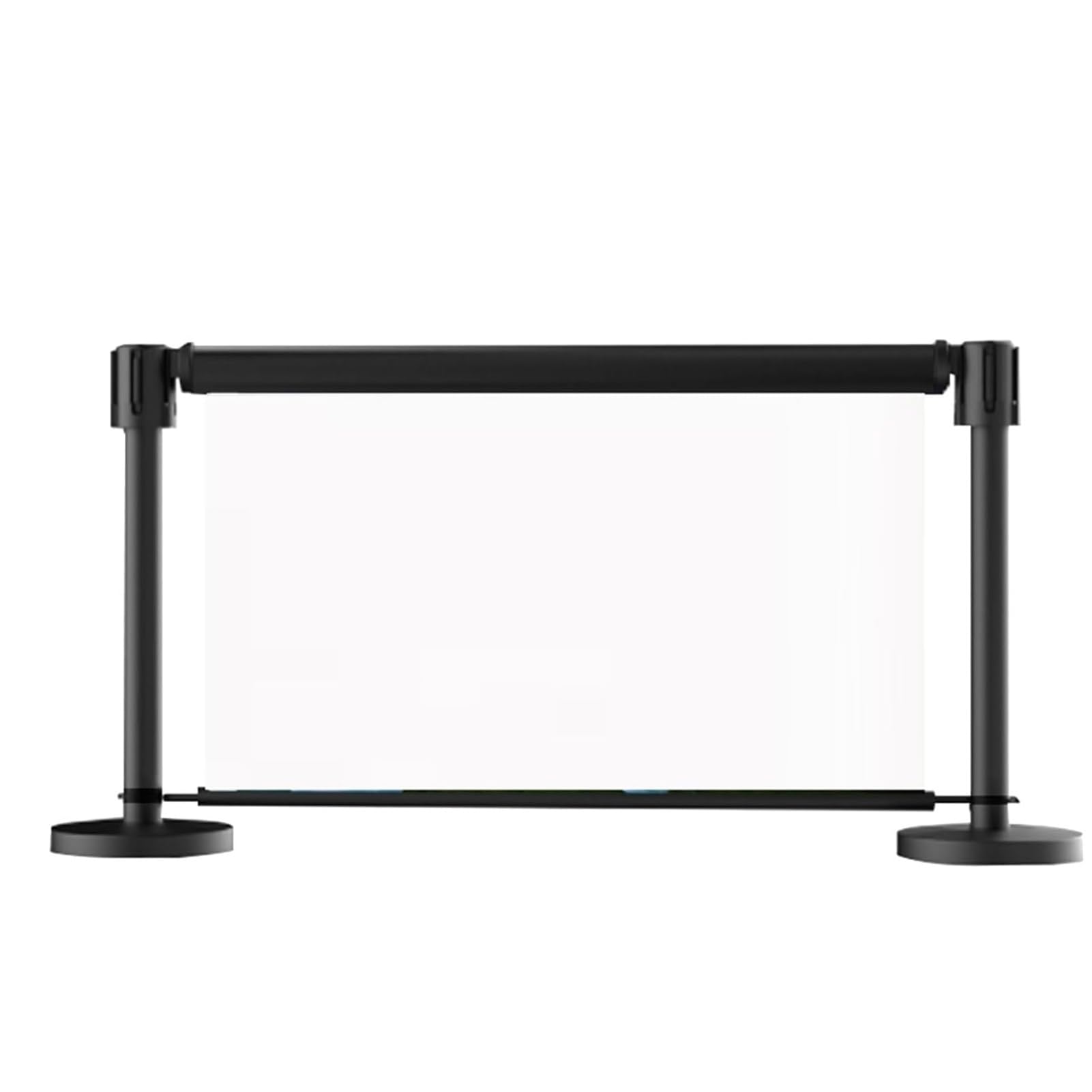 Bariera kontroli tłumu z wysuwanym paskiem, Stanchion do reklamy i zarządzania kolejkami, trwała i wszechstronna konstrukcja