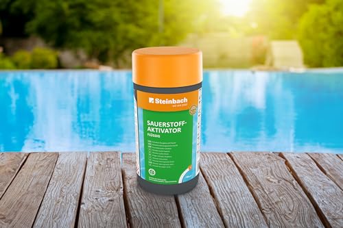 Steinbach Poolpflege Sauerstoffaktivator flüssig, 1 l, Aktivsauerstoff, 07535S01TD0