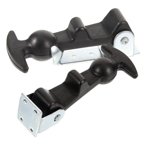 LIFKICH 2pcs Rubber Buckle Hood Latch Hood Draw Latches Trunk Latch Machine Draw Latches Hasp Latch Draw Latch for Golf Cart Flexible Boat Door Latch Boat Latch Cooler Latch Bonnets