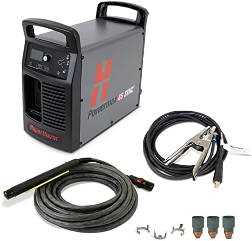 Hypertherm Powermax 65 SYNC Plasma Cutter w/CPC Port, 25 ft. 180 Degree Machine Torch 083349