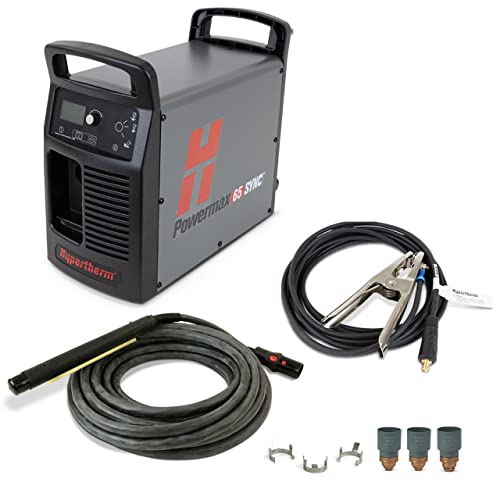 Hypertherm Powermax 65 SYNC Plasma Cutter w/CPC Port, 25 ft. 180 Degree Machine Torch 083349