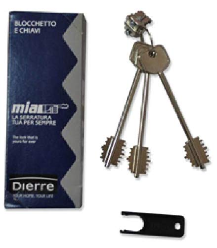 BLOCCHETTO"ATRA" ASTUCCIO SIGILLATO. ESTRATTORE E Nr. 03 CHIAVI DIRITTE 92mm CAPPUCCI CHIAVI INCLUSI. ARTICOLO BLO3110A