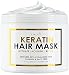 Keratin Hair Mask - Repairs Dry & Damaged Hair - Professional Keratin Hair Treatment with Avocado Oil - Aloe Vera - Vitamin E - Made in USA - Effective Keratin Complex - Anti Frizz Hair Mask