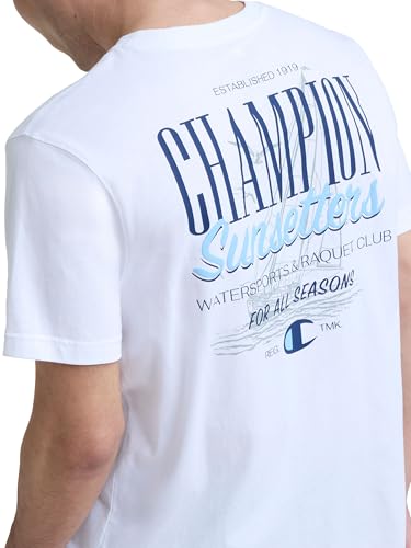 Image of Champion Men's Classic Graphic Short Sleeve T-Shirt, Standard Fit, Champion Club Graphics