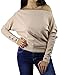 Produktbild Beige Schulterfreier Pulli Für Damen (42)
