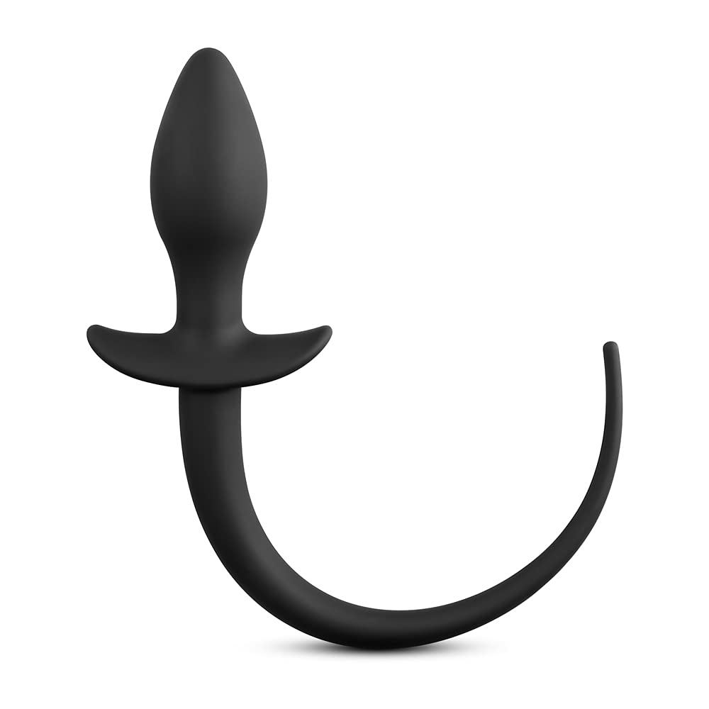 BeHorny Silicone Butt Plug Animal Tail Black