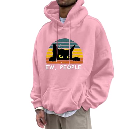 Sweat à capuche avec doublure polaire douce chaude et ample