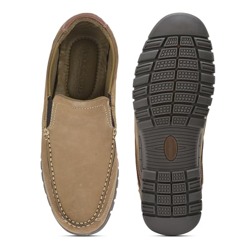 Image of Woodland Men's Leather Casual Shoes