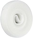 VELCRO 1811-OW-PB/B White Nylon Velcro Onewrap Strap, Hook and Loop, 1/2