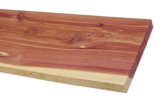 Woodchucks Wood Solid Cedar Lumber Boards. 2 Pack. Each Board Measures 3/4 Inch X 4 Inch X 12 Inch cover
