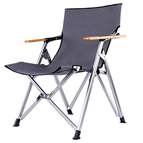 Chaise pliable camping contre le mal de dos avec accoudoirs réglables