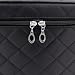 Large Make Up Bag,Portable Cosmetic Bag with Handle Zipper Waterproof Make Up Organizer Bag Travel Toiletry Bag for Women Girls (Black)