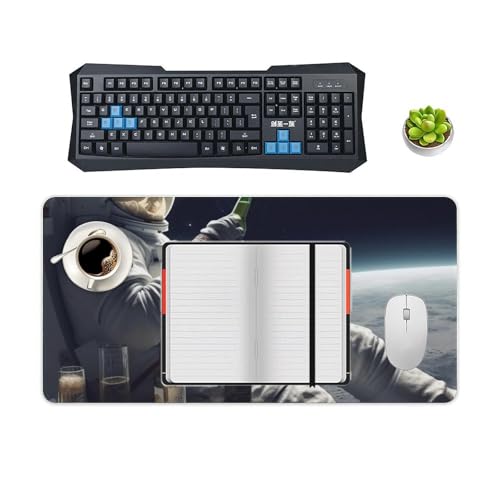Alfombrilla para mouse Astronaught with Beer 60x30 cm antideslizante miniatura 4