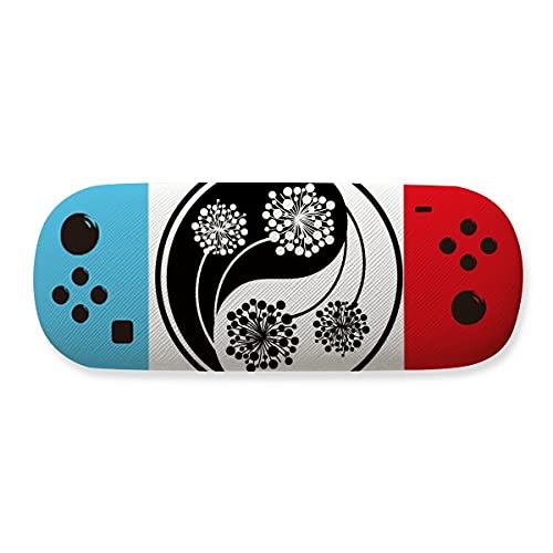 Étui de rangement pour lunettes motif fleurs Yin-Yang, une idée cadeau utile et originale