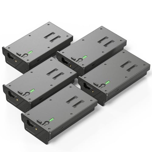 TKTKMETA 5 Pack New Reveal Upgraded Solar Charge Battery Pack Compatible with Reveal Trail Camera...
