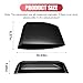 YoRise Universal Car Decorative Air Flow Intake Hood Scoop, Self-Adhesive Automotive Bonnet False Vent Cover, Vehicle Exterior Sticker Accessories for Cars, SUVs, RVs, Trucks (Black)
