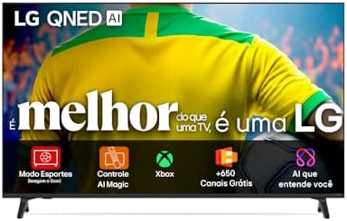 Smart TV 4K 50" LG QNED73 Portal de Games Processador AI α7 Gen8 ...