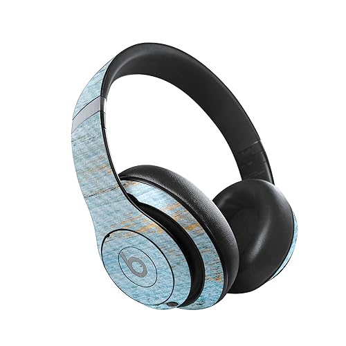 Image of MightySkins Carbon Fiber Skin Compatible with Beats Studio Pro - Distressed Wood | Protective, Durable Textured Carbon Fiber Finish | Easy to Apply