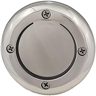 Seaworthy Innovations 316 Stainless Steel Boat Scupper Assembly with Hinged Stainless Flapper (P/N SW1047)
