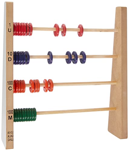 Carlu Brinquedos - Jogo para Realizar Cálculos, 4+ Anos, Color Multicolorido, 1910