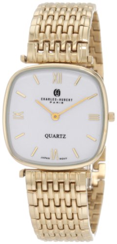 Charles-Hubert, Paris Men's 3796 Premium Collection Gold-Plated Stainless Steel Watch