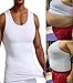 NonEcho Mens Athletic Compression Shirt Slimming Body Shaper Vest Abs Abdomen Undershirts Seamless Slimmer Shapewear