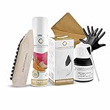 ✅ Facile à utiliser COSMETIC LEATHER PRODOTTI PROFESSIONALI PER LA CURA DELLA PELLE Peinture pour chaussures de mariage noir (noir + kit de lavage)