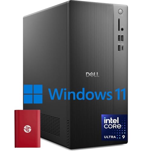 Dell ECT1250�AOptiPlex�o�[�W�����r�W�l�X�f�X�N�g�b�v - Intel Ultra 9-285K�A(Beat Intel I9-14900K)�A32GB DDR5 RAM�A1TB PCIe SSD + 512GB �O�t���h���C�u�A���É���