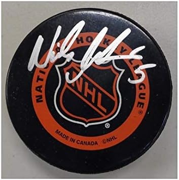 Nicklas Lidstrom Autographed Detroit Red Wings 1995/96 Game Puck