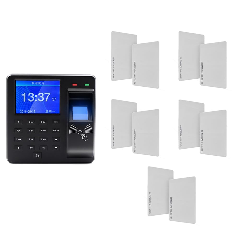 Pointeuse biométrique et contrôle d'accès RFID 125 KHz pour enregistrement de porte