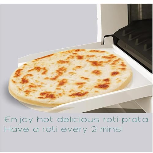Maszyna Do Pieczenia Chleba Komercyjna, Roti Maker, 1800 W, Inteligentny Ekran Dotykowy, Wypiek 20 Chlebów Na Raz, Idealna Do Restauracji, Zawiera Tortille I Pity