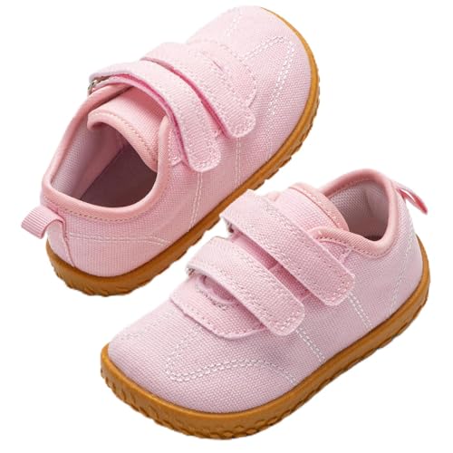 tombik Toddler Girls Canvas Shoes Wide Toe Box Non-Slip...