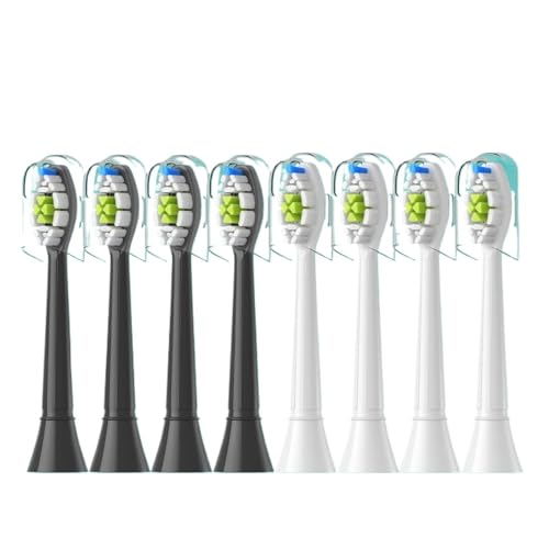 4/8�̌����p���u���V�w�b�h�ɑΉ��BPhilips Sonicare �\�t�g�d���u���V�w�b�h 4100 6500 6100 7500 5 �ƌ݊�������B(4White 4Black)