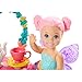 Barbie Dreamtopia Tea Party Playset Fairy Doll, Toddler Doll, Tea Set, Pet and Accessories, Multi