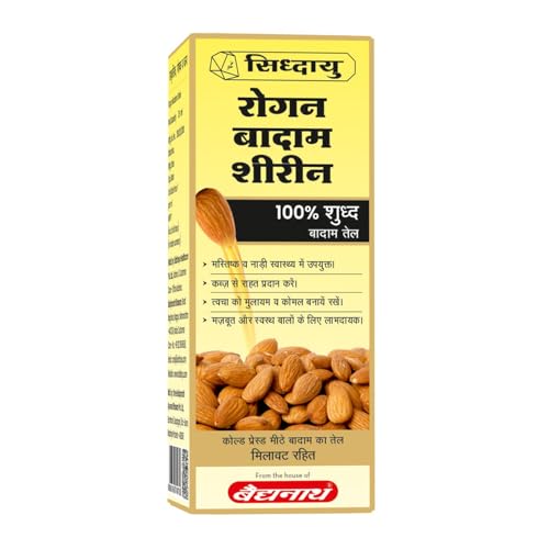 Image of Baidyanath Rogan Badam Oil I Nourishes Skin And Hair I Anti dandruff I 25 ml (Pack of 3)