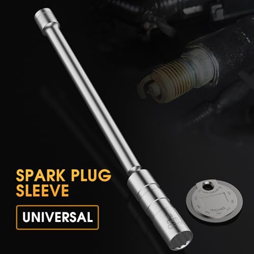 DSBYKJ This Set Includes A 14mm Cr-V Universal Spark Plug Socket and A High-Precision Spark Plug Gap Gauge, Specially Designed for Efficient Maintenance — view 2