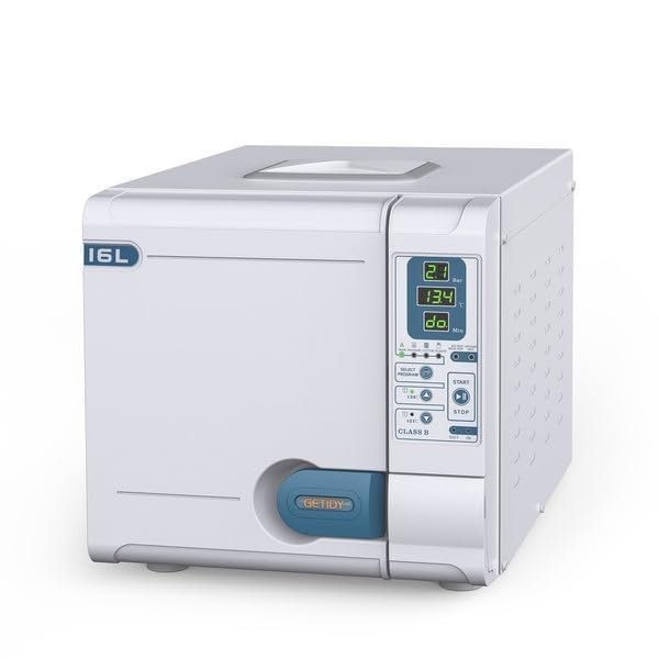 JY-16 Digital Display 16L Steam Autoclave Sterilizer Drying Function Double-Control Lock System Class B