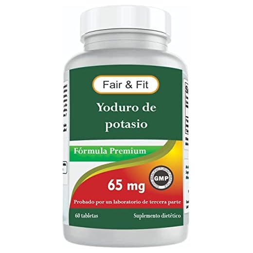 Kaliumjodid 65 mg Nahrungsergänzungsmittel, 60 Tabletten | Potassium iodide tablets 65 mg (1 Stück)