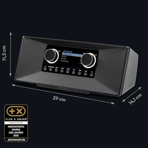 MEDION P85333 Internetradio mit DAB+ (WLAN, UKW, Spotify Connect, Amazon Music, DLNA, USB,...