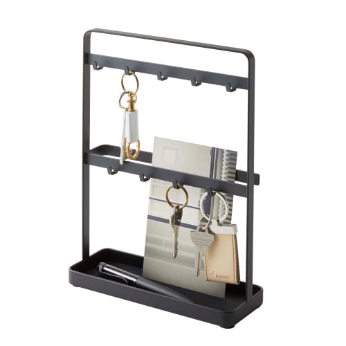 Yamazaki Home Key Rack - Modern Hook Organizer Stand Steel