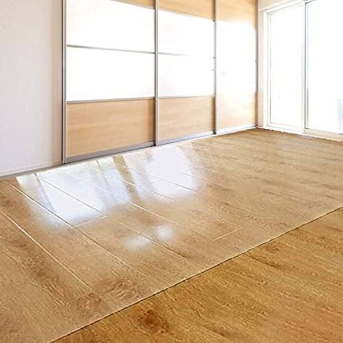 TRUNXUCL 1.5mm Office Chair Mat for Hardwood Floor Multiple, Small Chair Mat Clear Easy Glide on Hard Floors, Rolling Chair Mat Plastic Mat Under Desk Chair (Size : 80x80cm/32x32in)