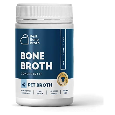 Liquid Beef Bone Broth for Pets - Strengthen Hips, Joints, and Fur | Help Your Furry Friend be Stronger, Happier, and Healthier for Longer | Made from Grass-Fed Beef | Cats & Dogs Safe - 60 Servings Cover