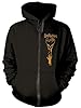 Destruction Hoodie Infernal Overkill Band Logo Official Mens Black Zipped M #2