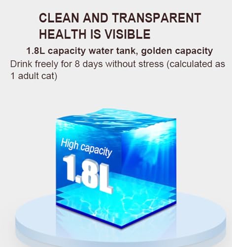 Fuente de Agua Automática para Mascotas 1.8L Sin Cable miniatura 4