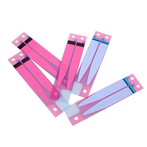 Cewaal Batterie Ruban adhésif Colle Bandes de Remplacement, 10pcs Double adhésif Double Face Ruban adhésif pour iPhone 6s Batterie