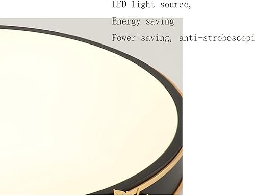 Miniatura 9 de CHUNGYANG Lámpara de techo LED de 36 W de montaje empotrado, lámpara de techo moderna ultra delgada, iluminación circular de atenuación de tres